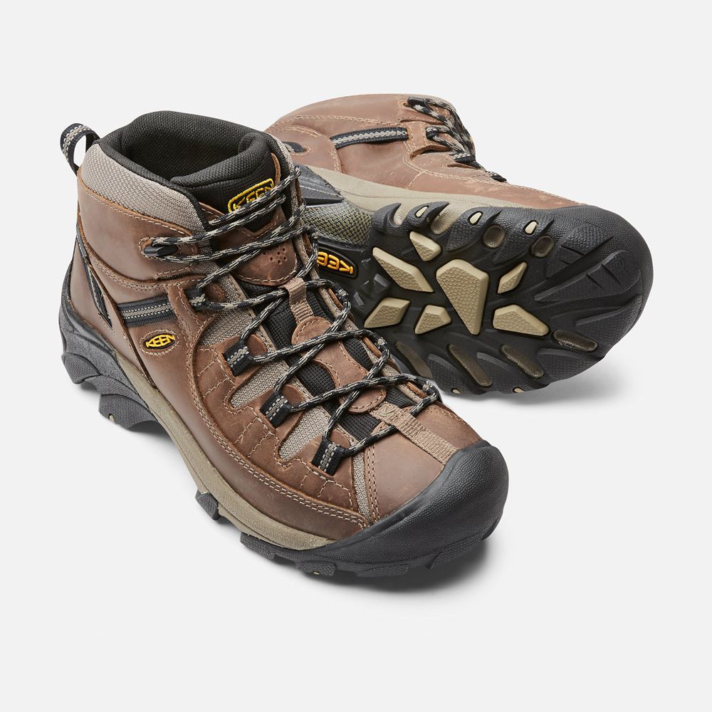 Cizme Keen Romania Barbati Maro/Negrii Targhee Ii Waterproof Mid 0426-OBGPM